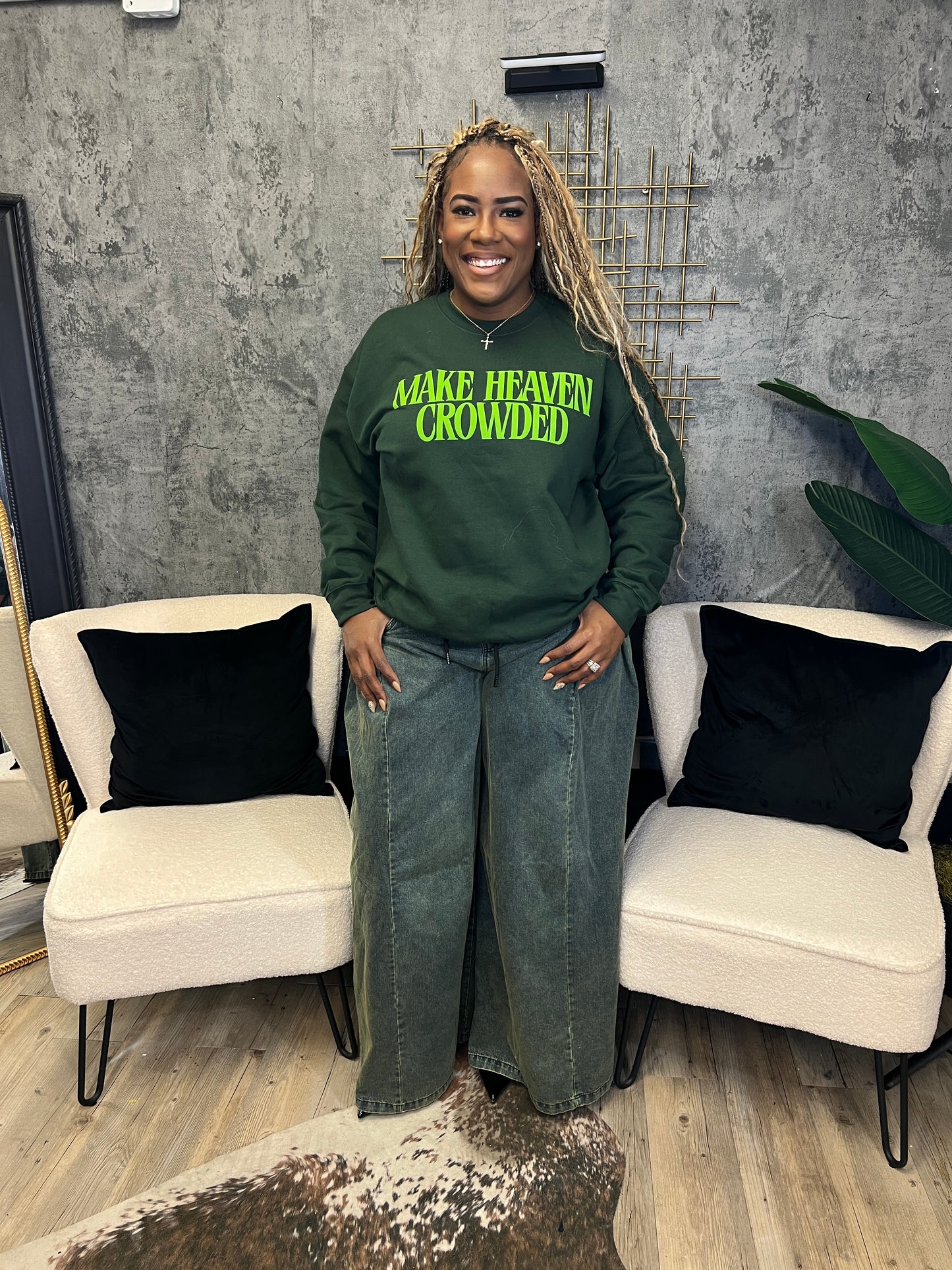 Make heaven crowded sweatshirt