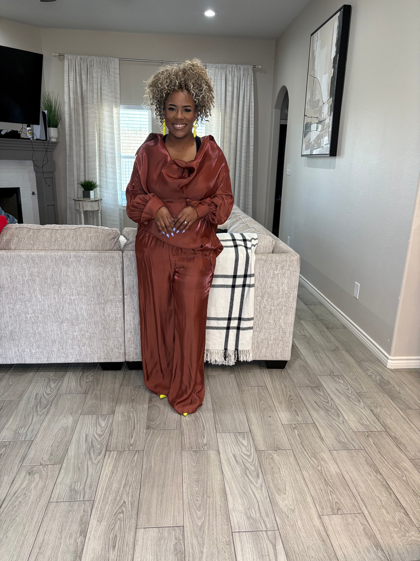 Bronze silk set